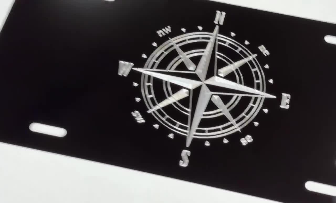 Bendita Flecha Etiqueta Del Coche Placa De Matrícula Grabada