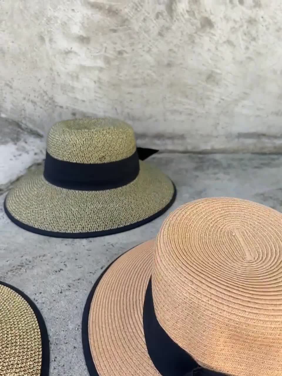 Sun Hat for Women, Hats Women, Summer Hat, Wide Brim Hat, Fashion Sun Hat,  Beach Hat, Womans Hats, Boho Chic Vintage Hat With Bow 