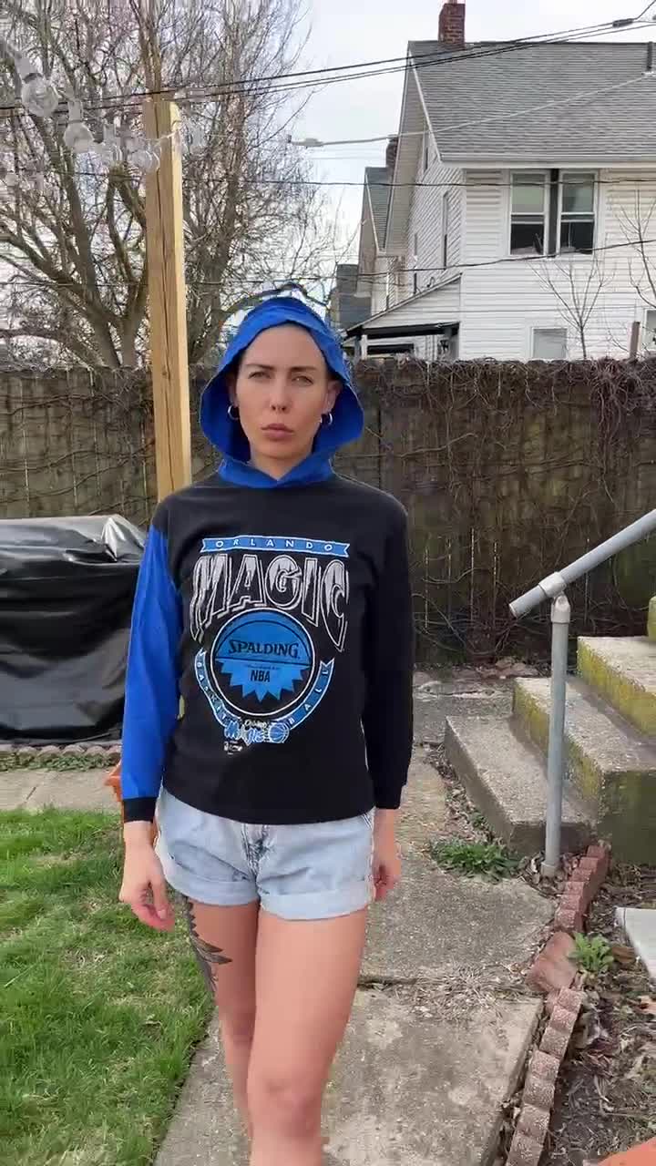 90s vintage NIKE Orlando Magic NBA スウェット Crazy Vintage 90's Orlando Magic NBA Logo Athletic | Depop