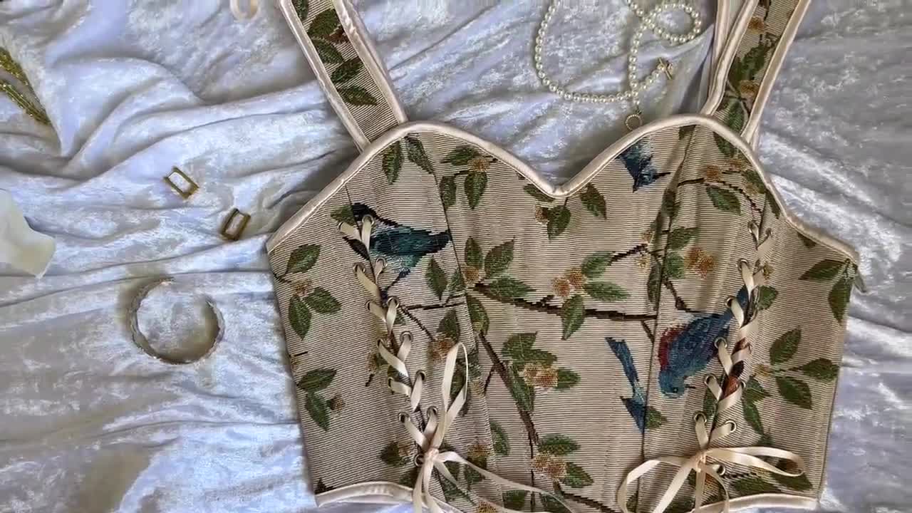 トップス VINTAGE RIBBED CORSET TOP_SLEEVELESS トップス VINTAGE RIBBED CORSET TOP_SLEEVELESS VINTAGE RIBBED