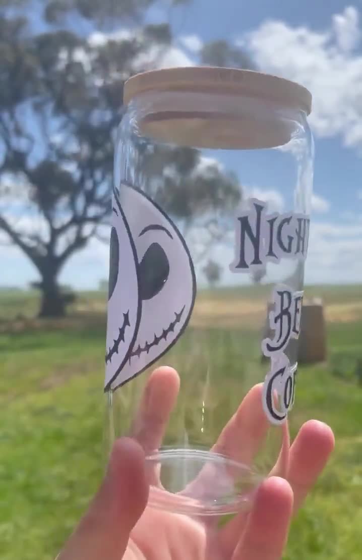 Jack Skellington Tumbler: Nightmare Before Coffee, Halloween Theme video poster