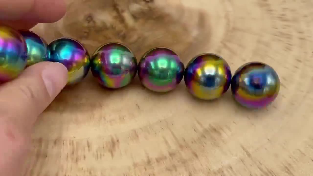 Rainbow Magnet Science Kit Set - Magnetic Hematite Balls - 27 Balls (20mm)  and Case - Item #5855