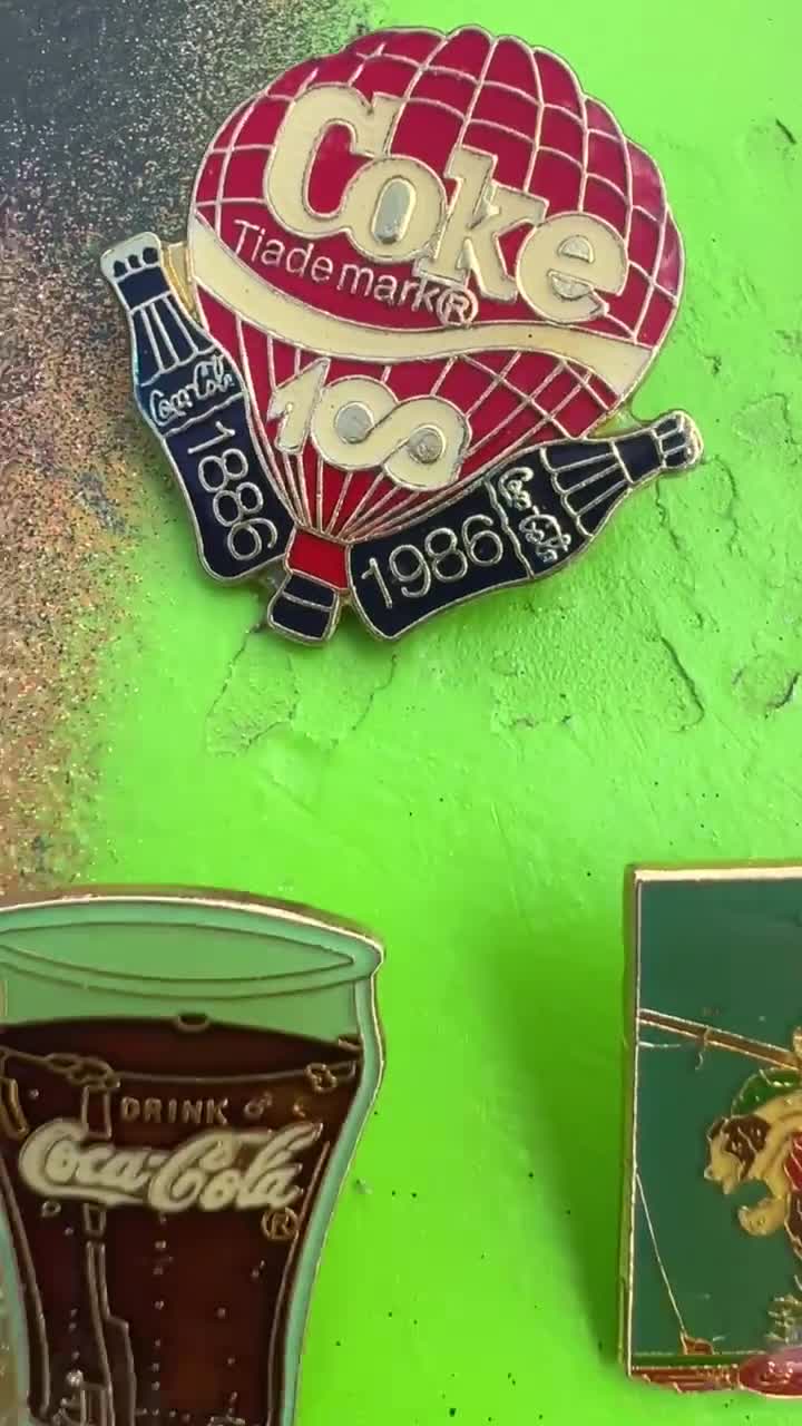 Vintage Coca Cola 50th Anniversary Pin: 1886-1936 Coke Badge - Etsy