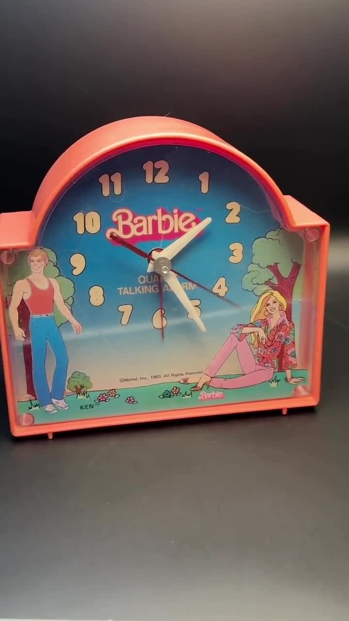 SUPER RARE 1983 Barbie & Ken Talking Quartz Alarm Clock - Etsy