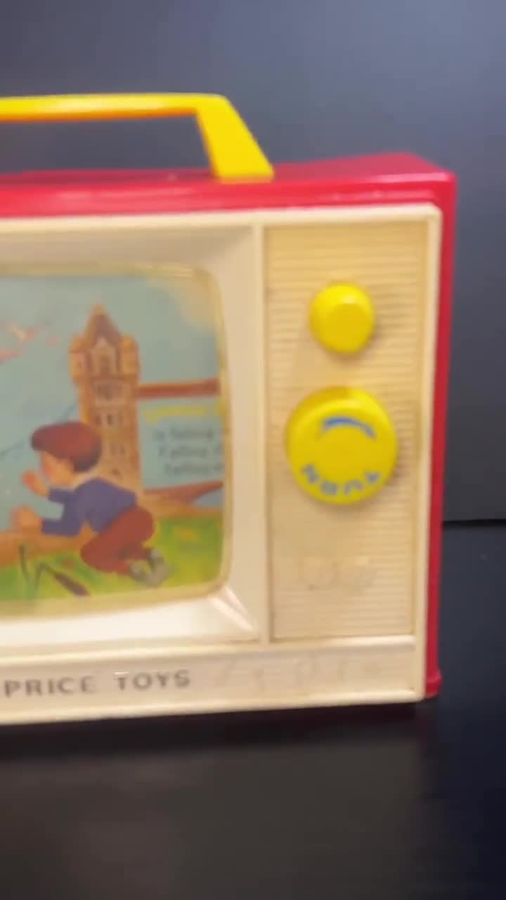 Vintage Fisher-price Music Box TV – London Bridge & Row Your Boat