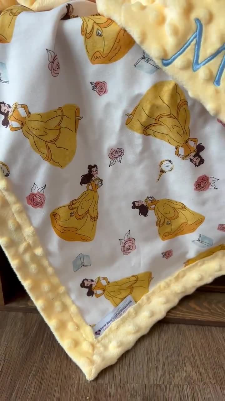 Beauty and the beast baby blanket sale