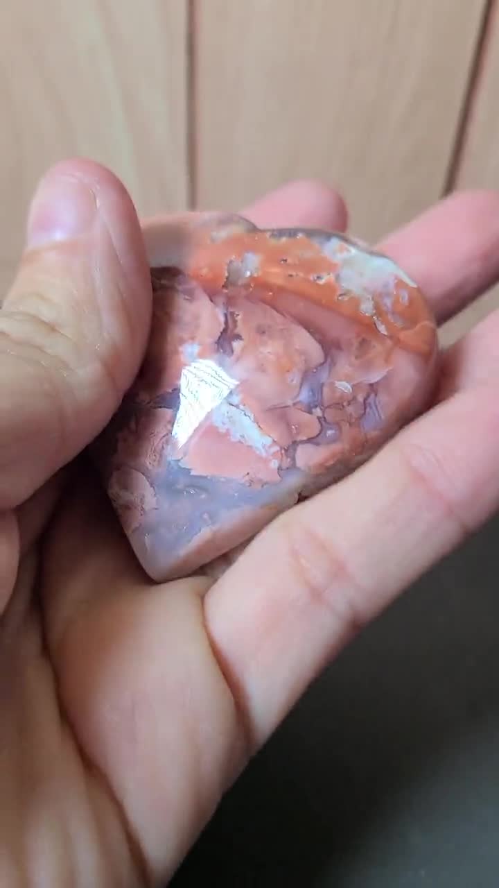 ピンクアゲートハート - Etsy 日本