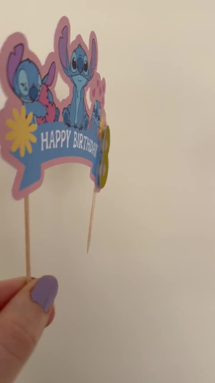 Adorno para tarta de puntada video poster