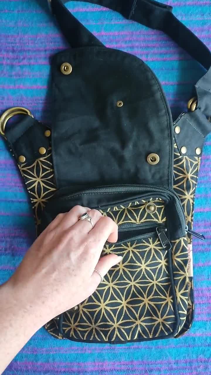 Flower of Life Utility Holster Bag– Ekeko Crafts