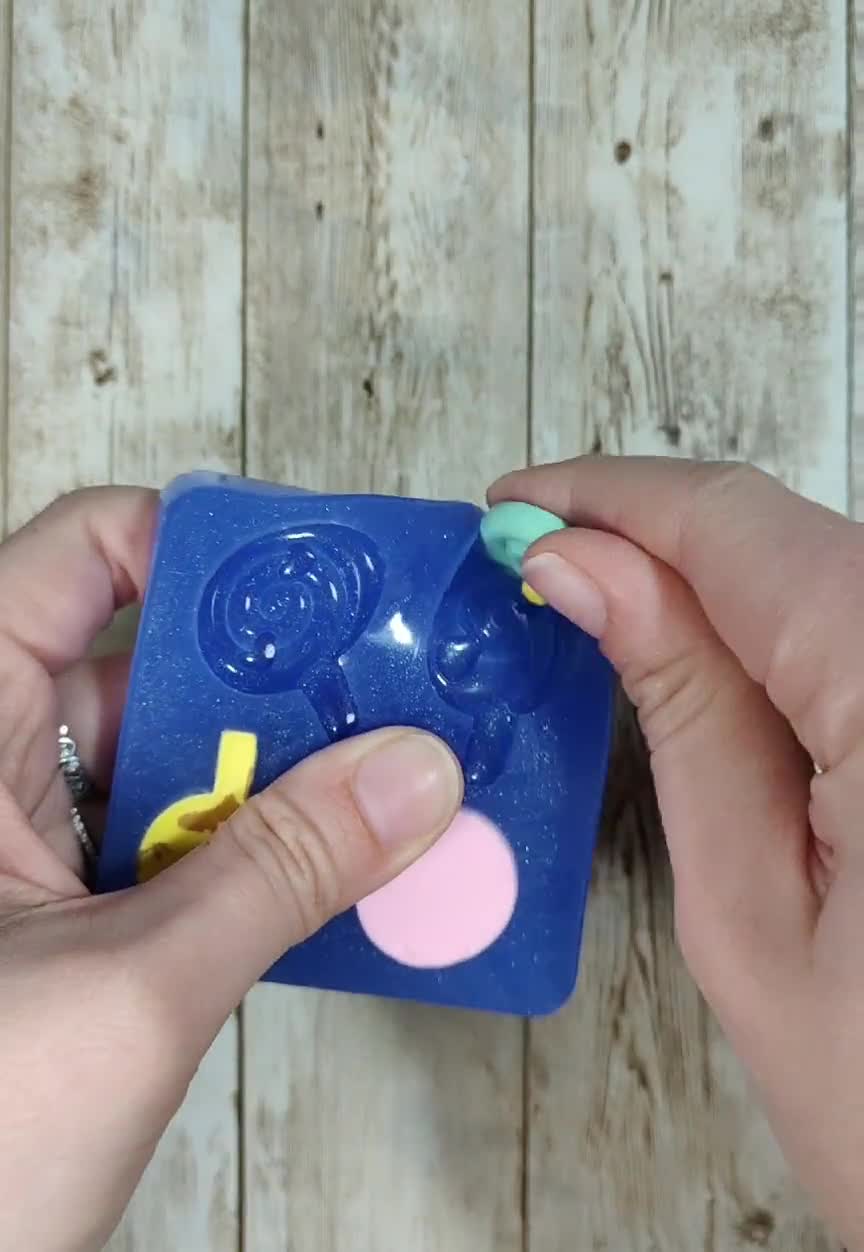 Stampo Silicone Per Lecca-Lecca - 3 Pezzi Con Bastoncini Per Cioccolato E Caramelle - Foto 3