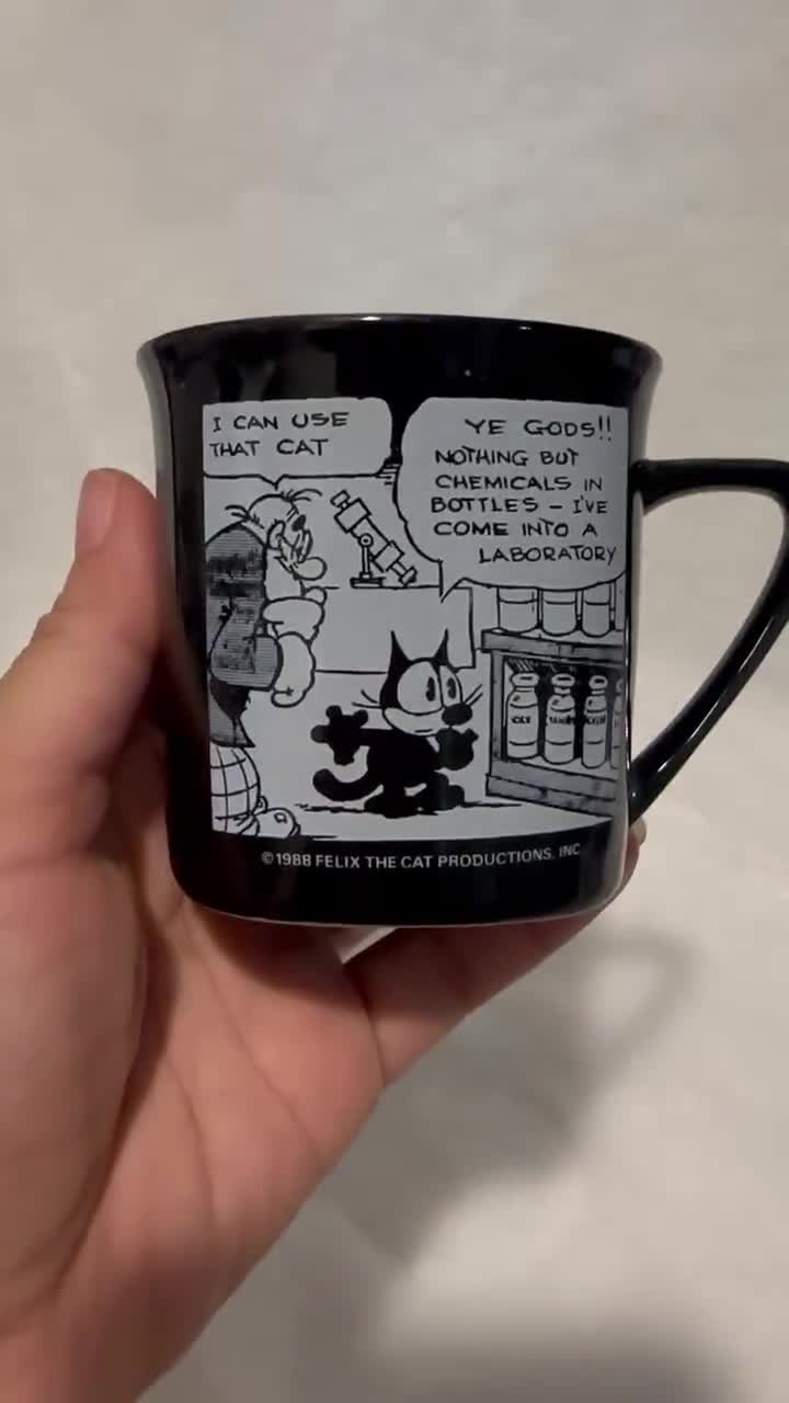 1988 フィリックス・ザ・キャット 陶器製コーヒーマグ 2個セット