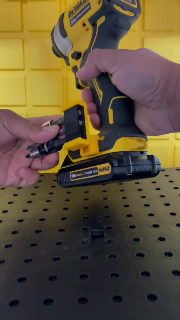 For Ryobi Glue Pen 4V USB Lithium Tool Mount Holder LINK, Peg Board, Wall  or Ikea 