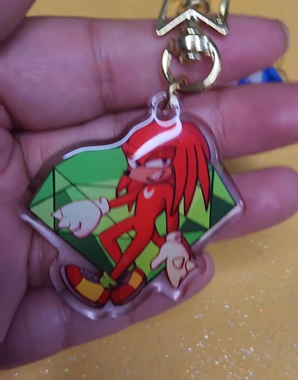 Sonic the Hedgehog Shadow, Knuckles, Tails, Amy, Rouge, Silver, Blaze  Acrylic Charms / Keychain 