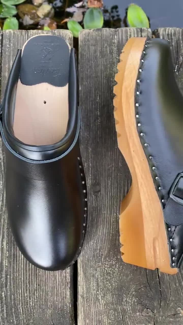 Clogs With Heel Strap, Swedish Clogs for Women and Men