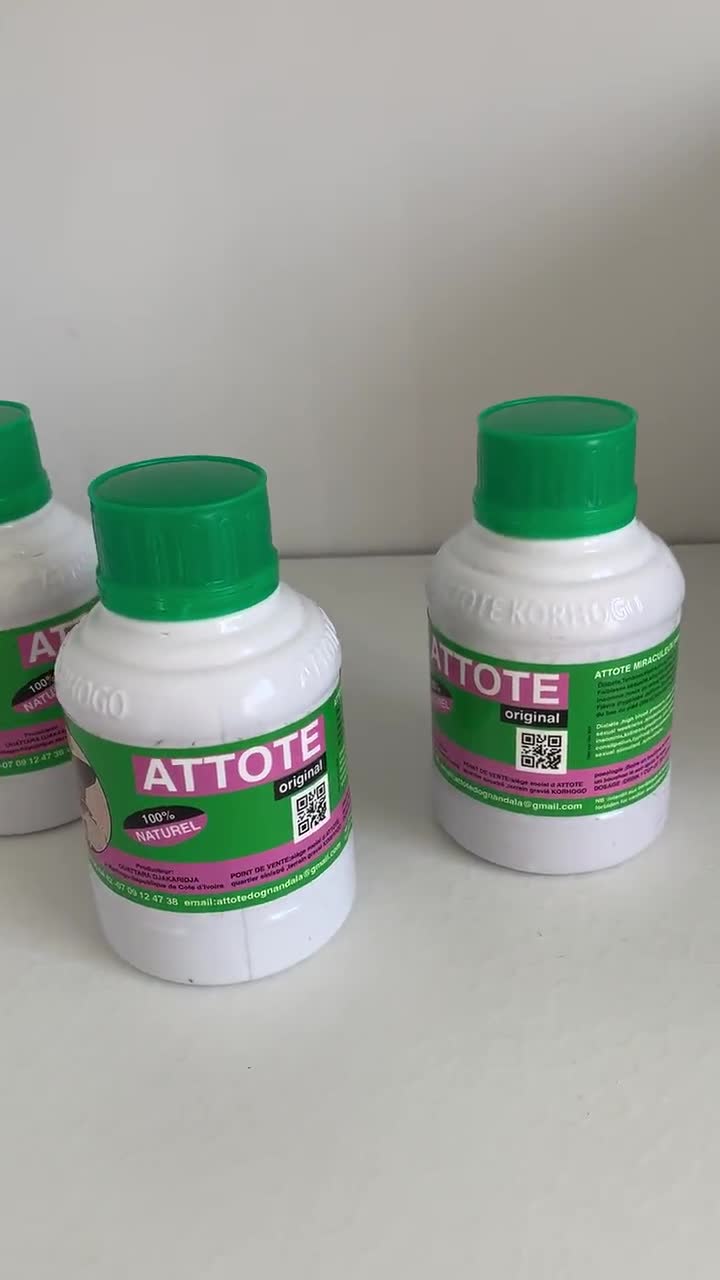 Original Attote Made in Ivory Coast. set of 3 Bottles Free 