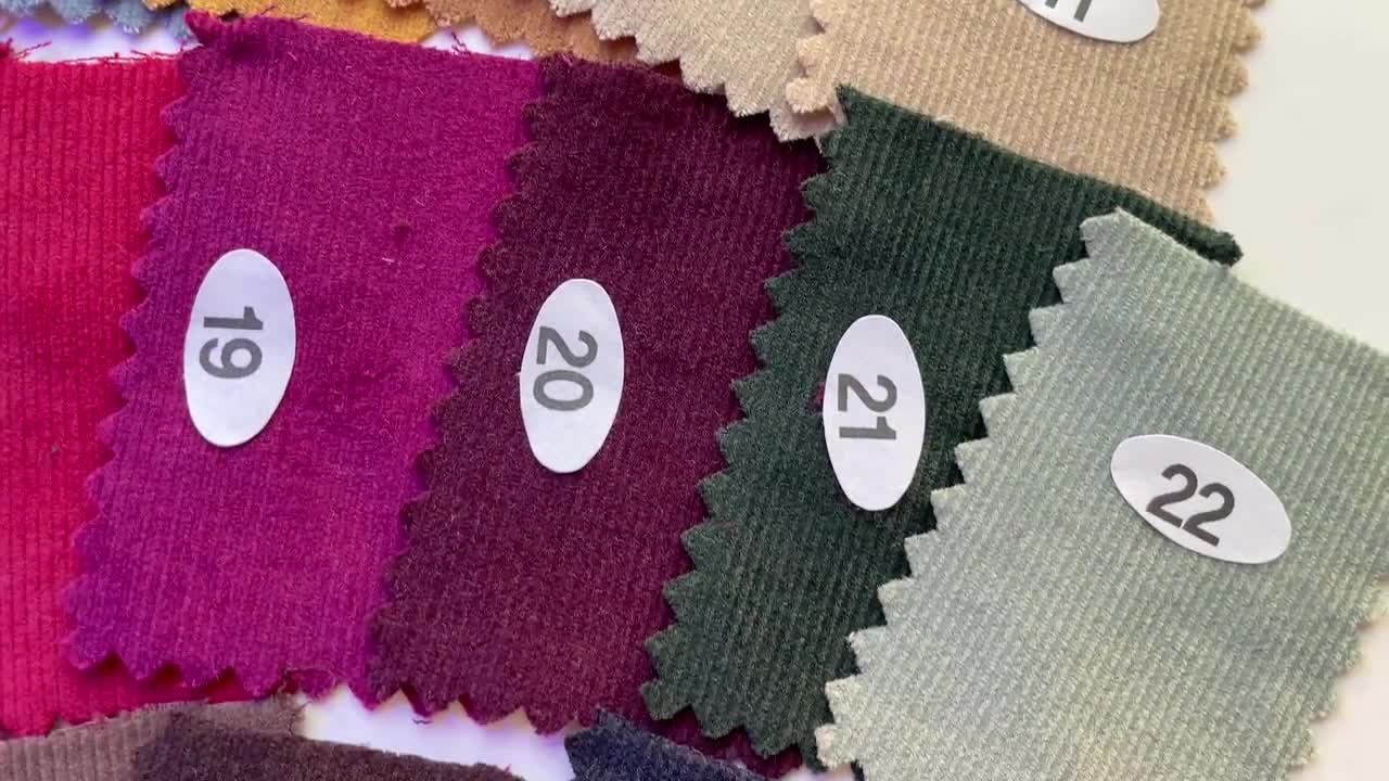 [ NERDY ]★24FW★韓国人気★LOVELY LETTER CORDUROY MULE Pinwale Wide Cotton Corduroy - 21 Wales Corduroy 33 Solid