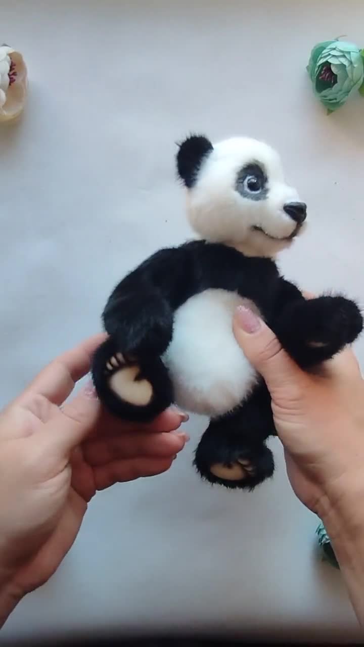 パンダのぬいぐるみ、小さなパンダのぬいぐるみ、かわいいテディベア