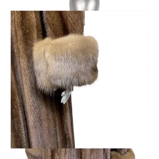 russiun sable mahogany mink muffler ❣️ russiun sable mahogany mink muffler ❣️