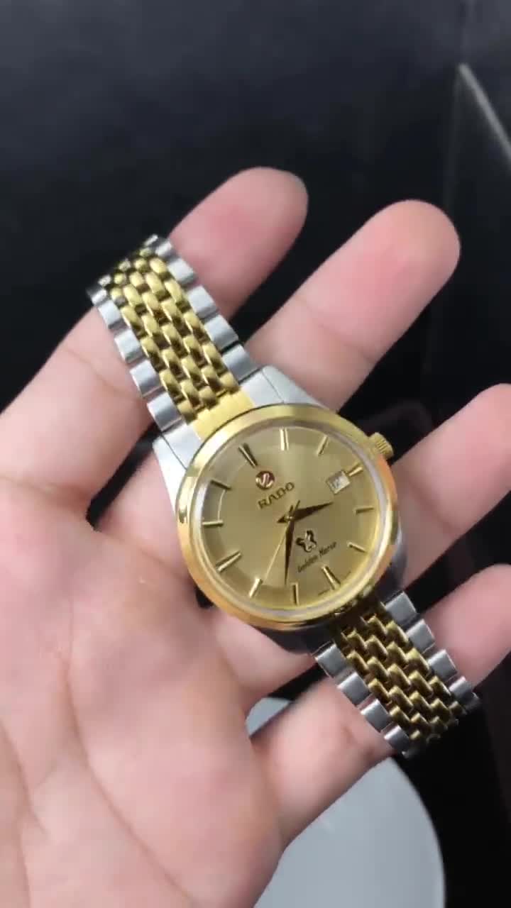 Vintage Rado Golden Horse Automatic Watch: 25 Jewels, Aftermarket