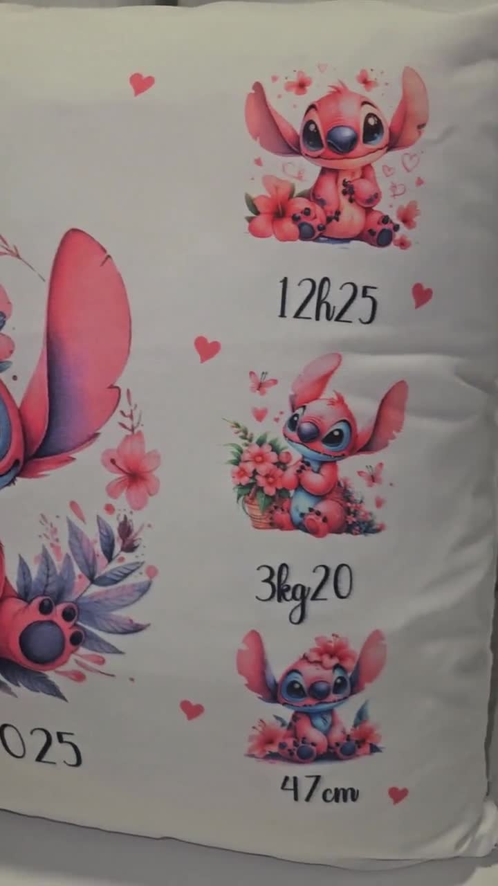 Coussin Stitch Décoratif pour Garçon • La boutique Stitch