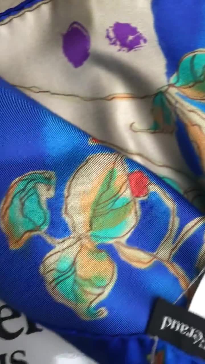 Vtg Louis Feraud silk scarf, newly listed, mint💙please shop our link, lots  of fine & fun vintage for your consideration! Much…