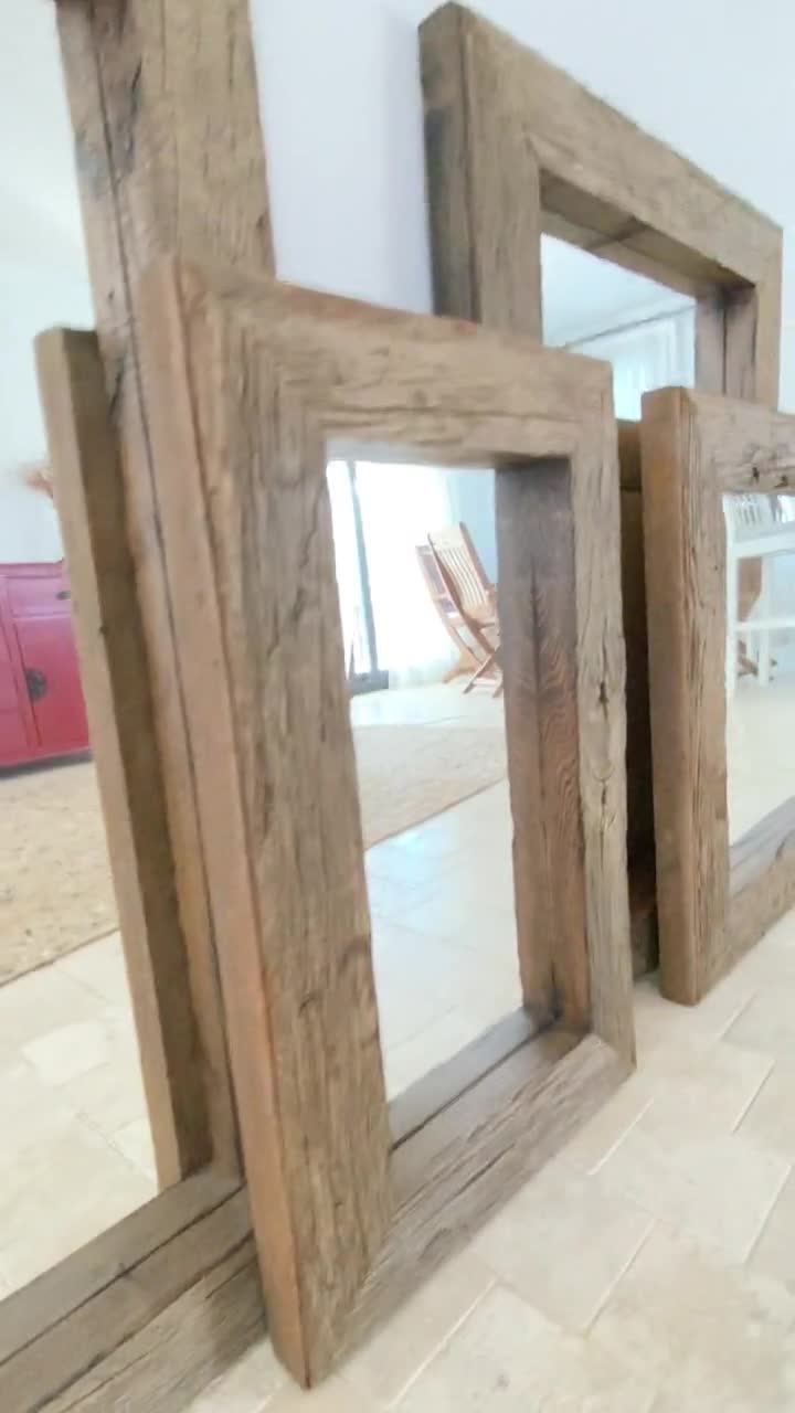 Specchio Da Parete PrimeLuxe 45x110cm - Cornice In Legno MDF, Made In Germany, Per Bagno/Corridoio - Foto 6