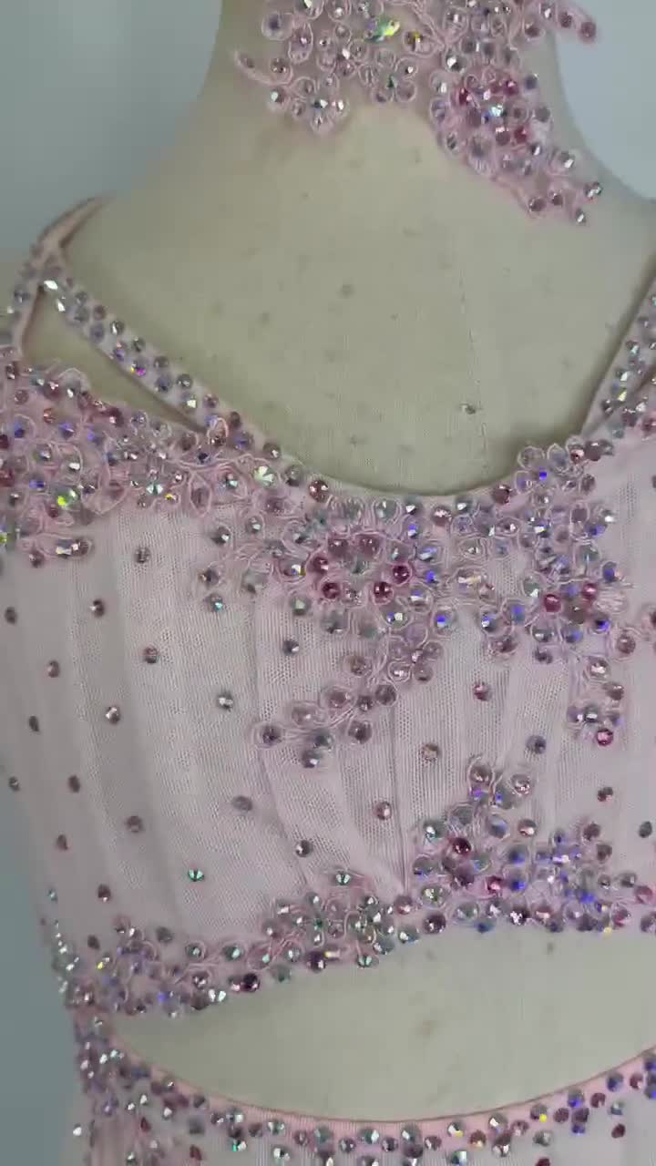 Custom Rhinestone Dance Costume: Ballet Pink Solo Costume Consultation video poster