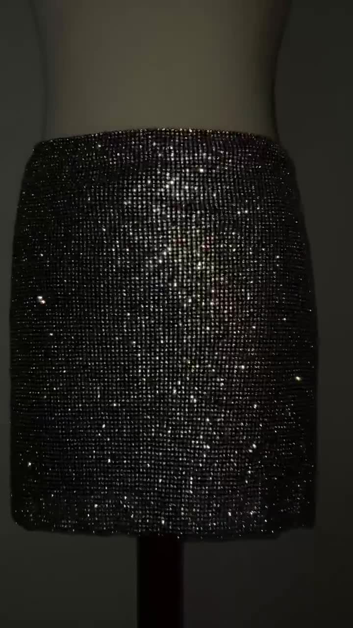 【OVERDUEFLAIR】CRYSTAL STRING SET SKIRT skirt – Santa