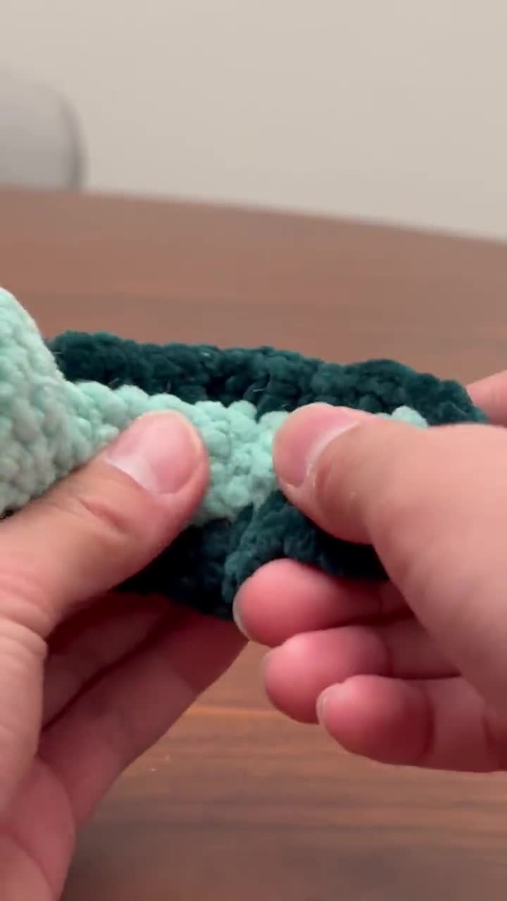 Todd the Tadpole Cute Poseable Frog Baby Handmade Crochet Plushie