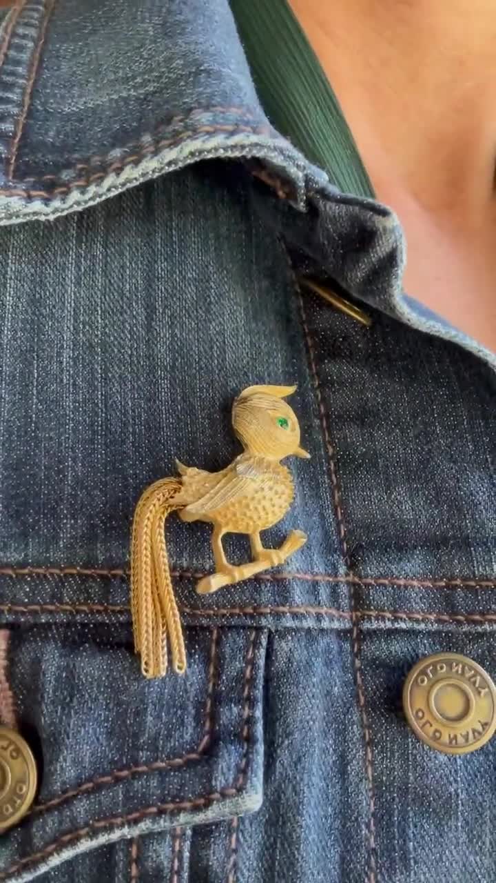 EVER FAITH Spilla Gioiello, Austriaco Cristallo Multicolore Smalto Adorabile Tucano Animale Pin