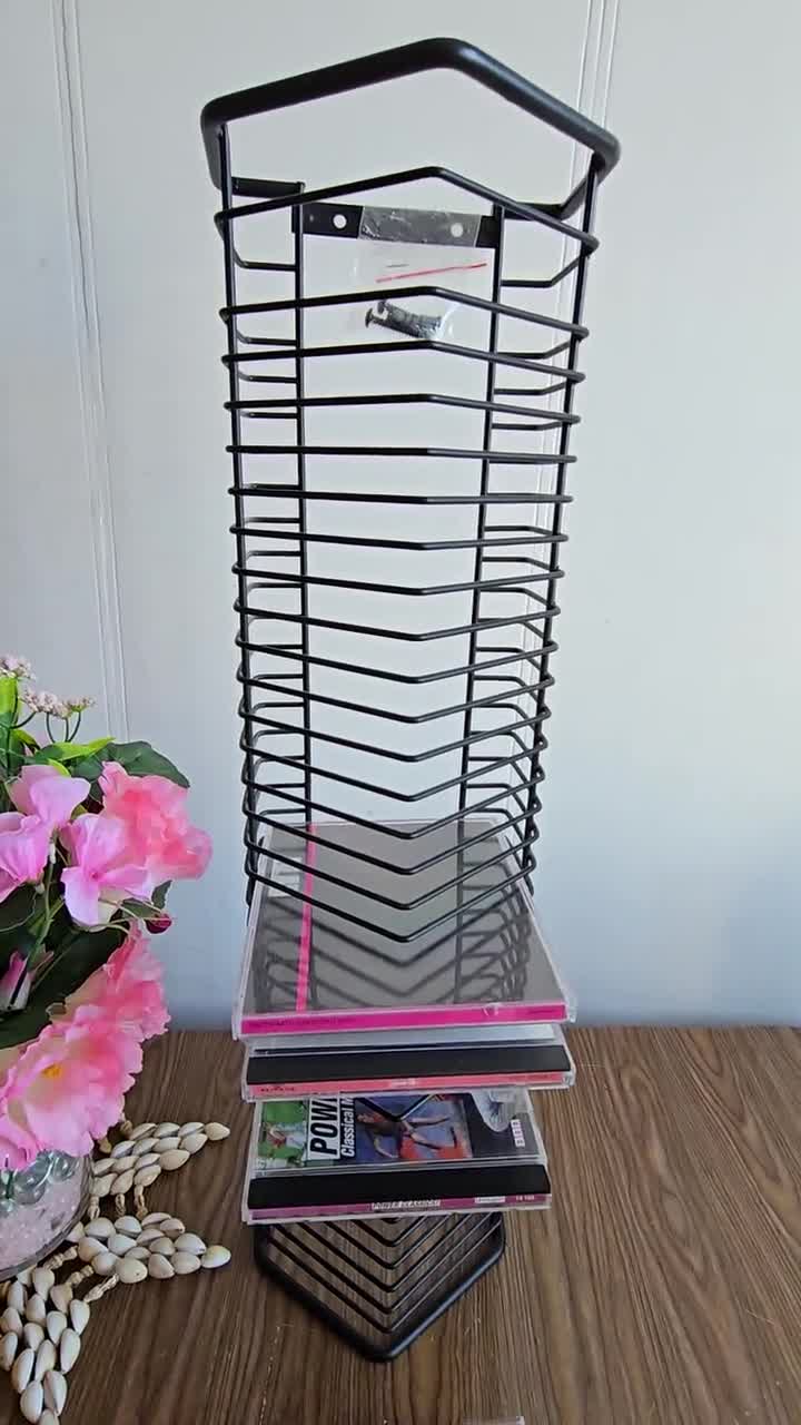 希少 Vintage l Wire CDラック CDタワー 125cm 希少 Vintage Metal Wire CDラック CDタワー 125cm - メルカリ