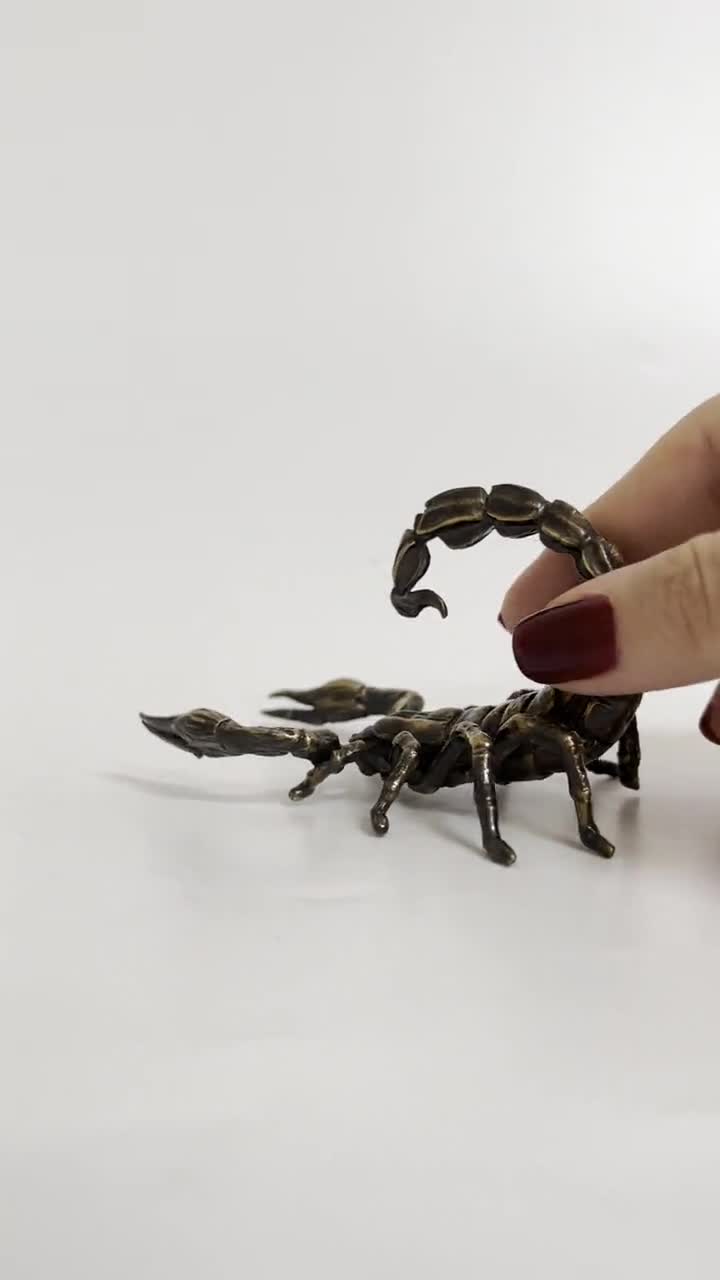 Bronze Scorpion Statue - Scorpion Figure -Scorpion Sculpture