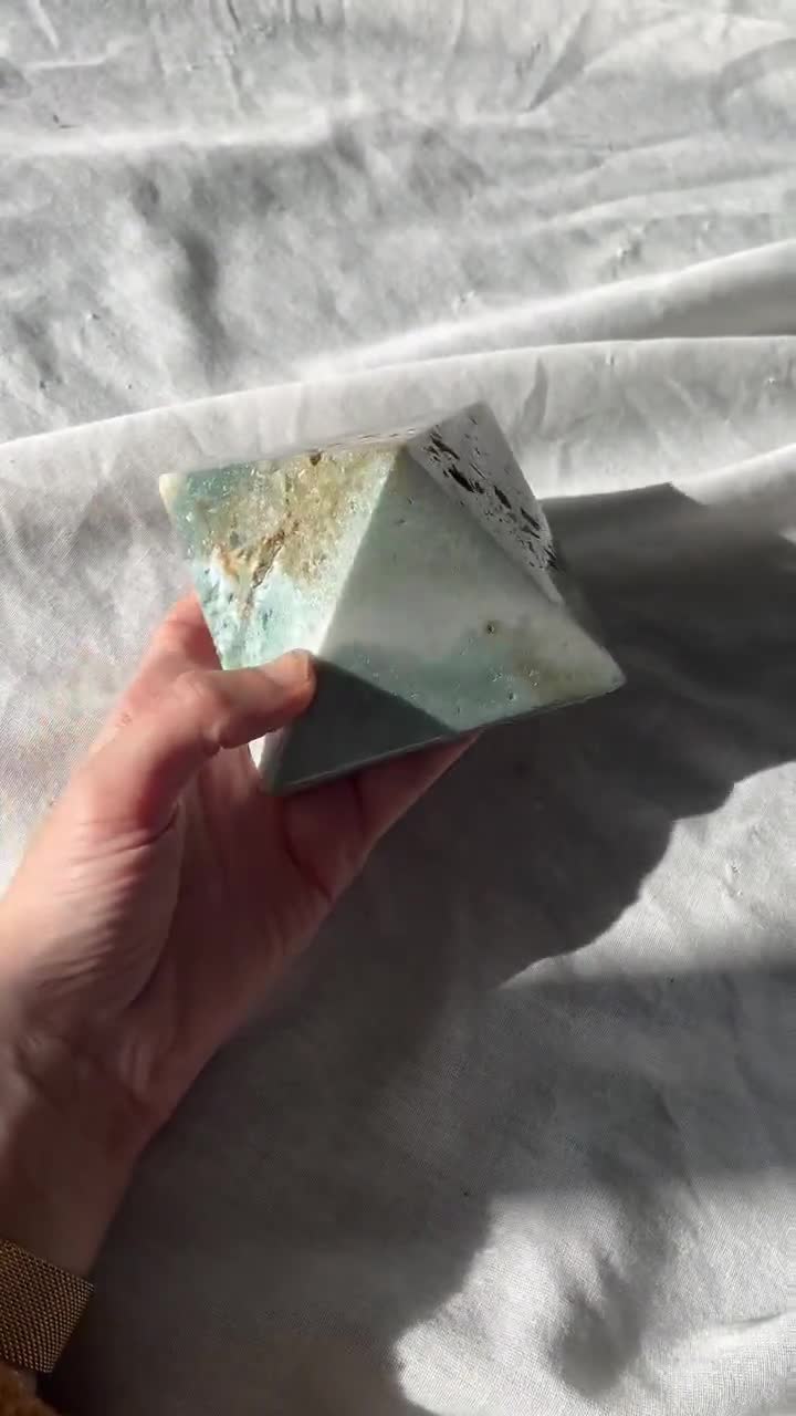 Ocean Jasper Pyramid - Etsy