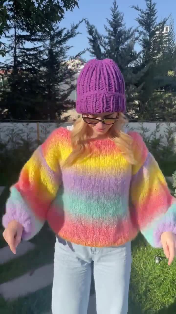 ETRO ombré-effect wool jumper - Purple