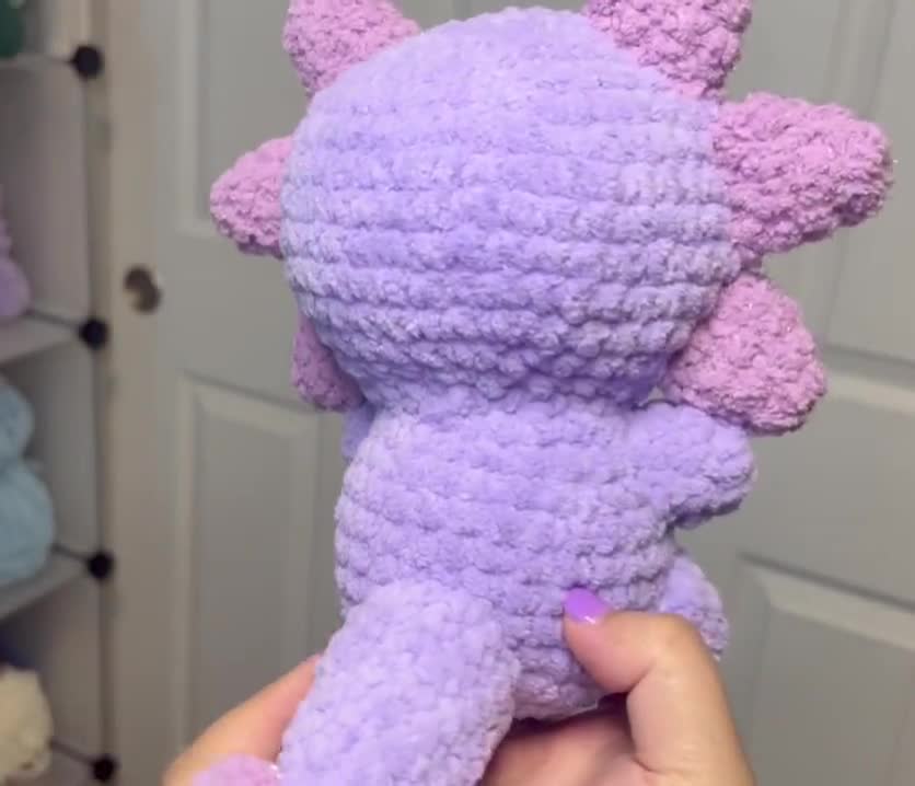 Handmade Crochet Cute Axolotl Plush 