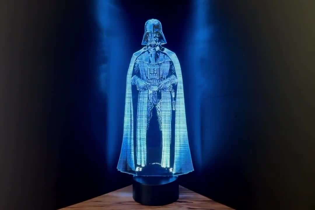 ダースベイダーライト壁飾り置物インテリア工芸品美術品A1126