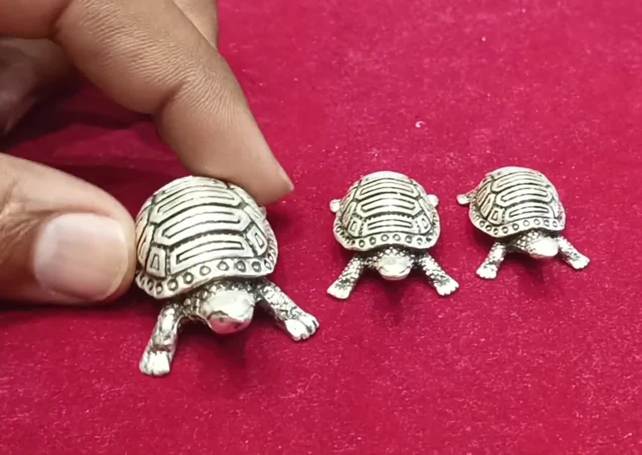 92.5 Pure Silver Tortoise shops Turtle for Vastu Improvement