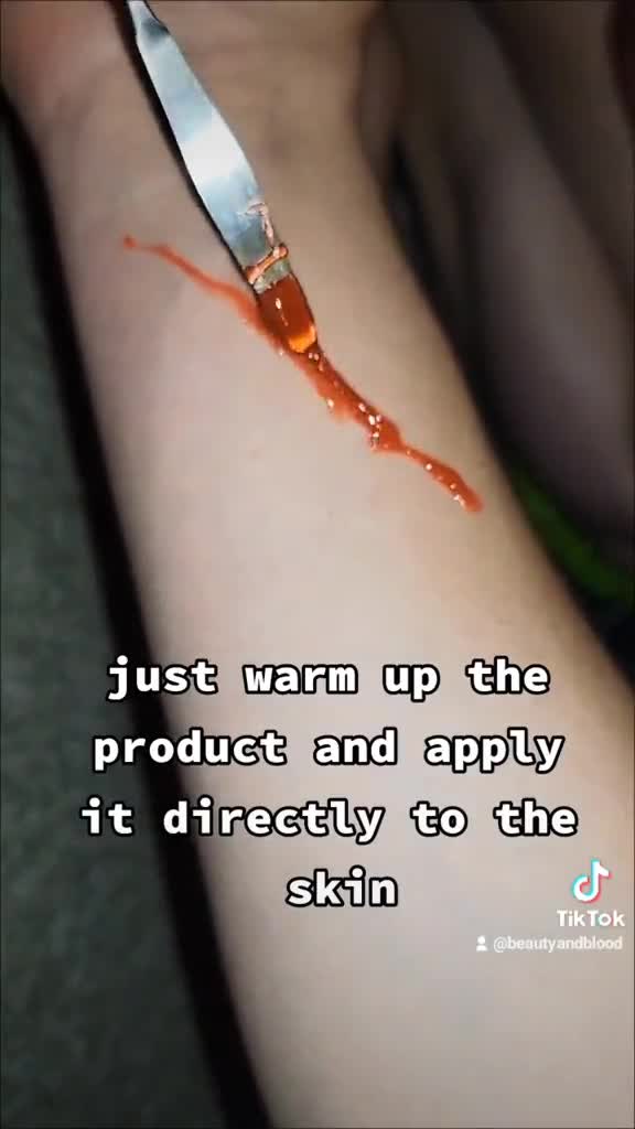 SFx Gelatin Professional Film Grade Tinted And Ready To Use - shapeable, moldable, self sticking for small and medium prothstetics burns video poster