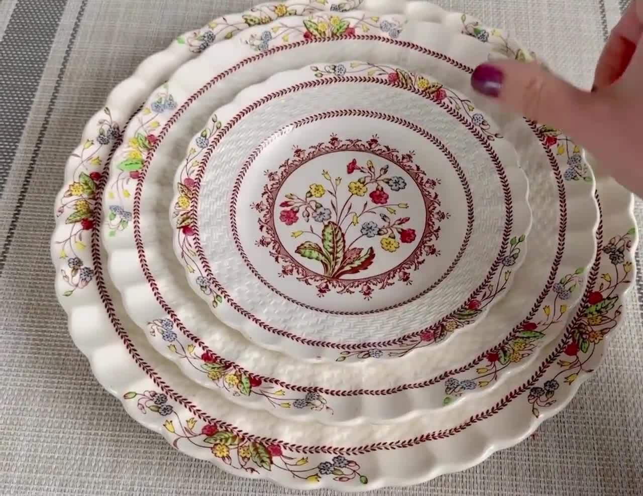 Vintage Spode England - Cowslip - Dinner Plates - Etsy