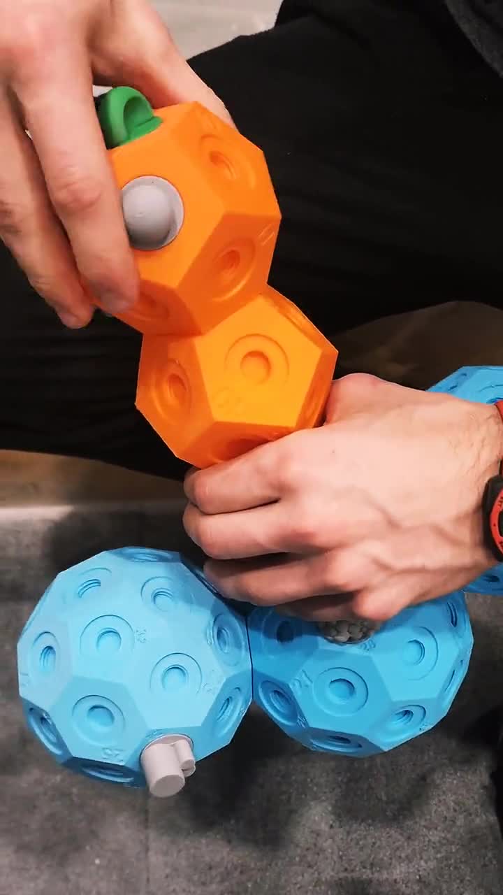 3D Printed Physical Therapy Game finger Dex Finger Bouldering Ball Fun Desk  Fidget Toy 