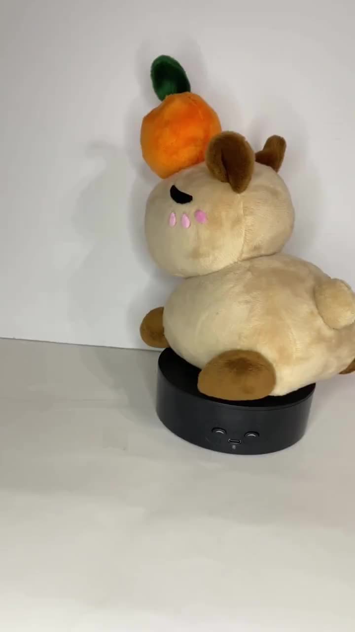 カピバラぬいぐるみ、マグネット付きオレンジ - Etsy 日本