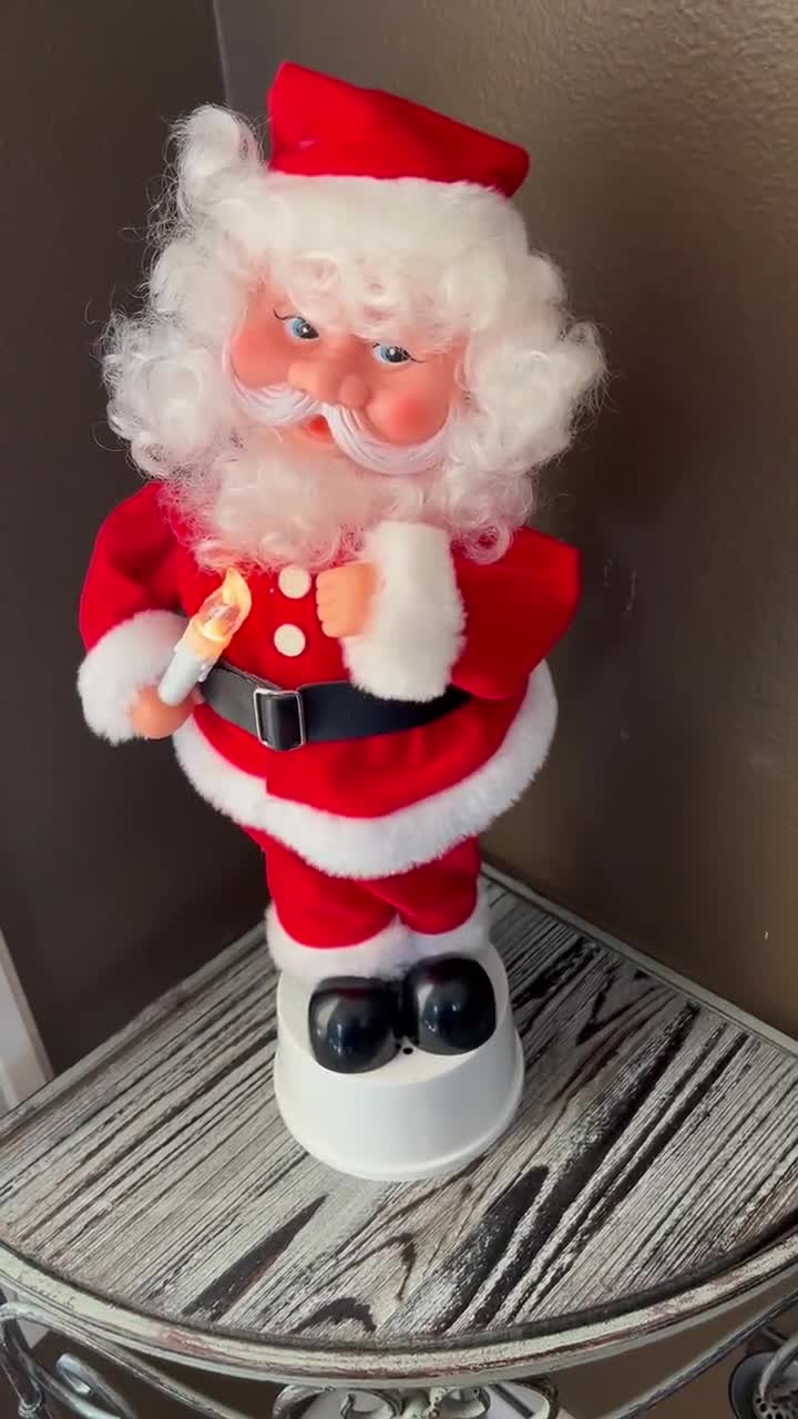 Telco Vintage Motionettes of Christmas Santa Claus With Candle - Etsy