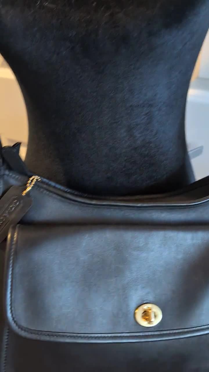 Vintage Coach Taft Bag in Black 9980 - Etsy
