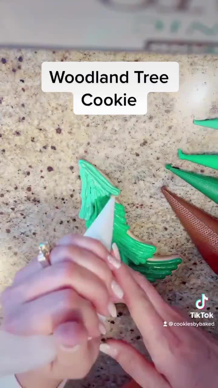 Enormes galletas navideñas de azúcar sin decorar, sin glaseado, 1 docena video poster