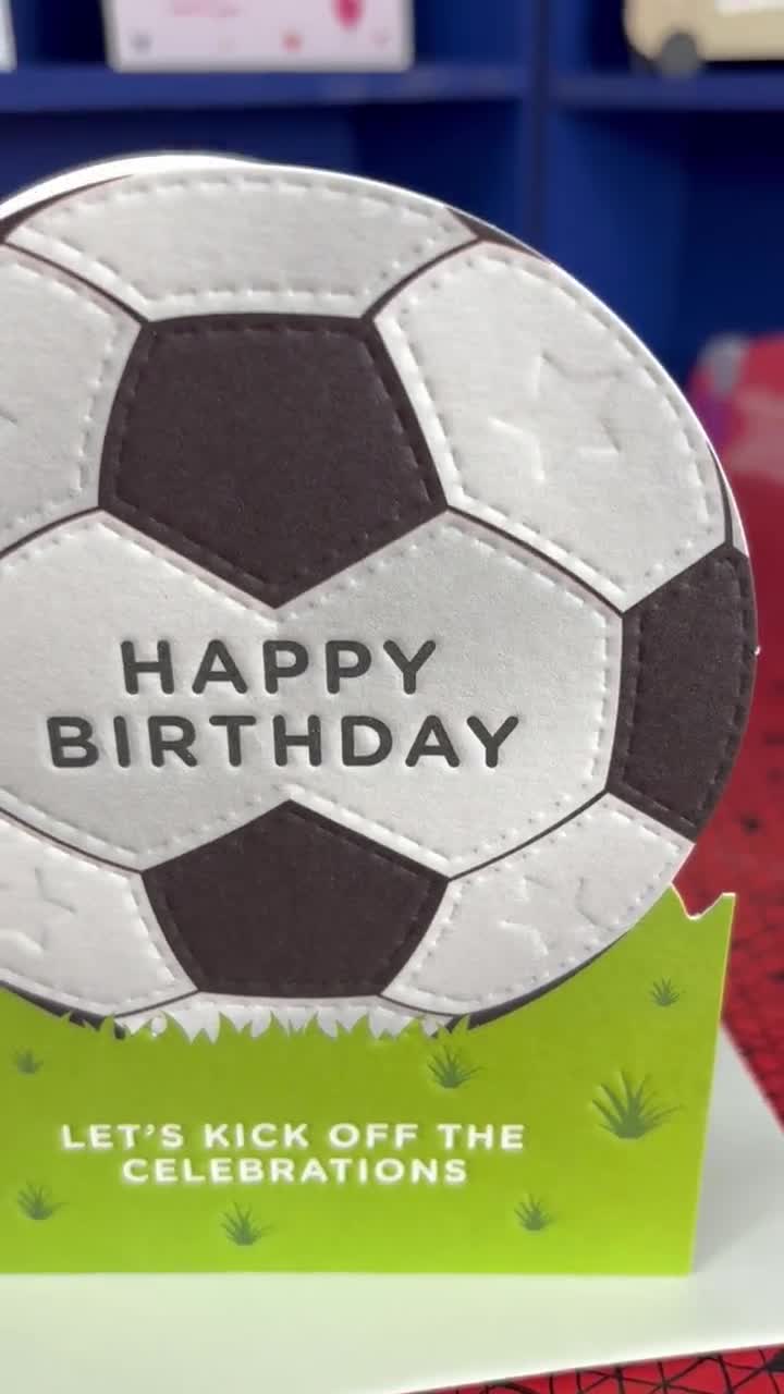 Personalisierte Grußkarte Fußball Wölfe Geburtstag Foto Hinzufügen Name
