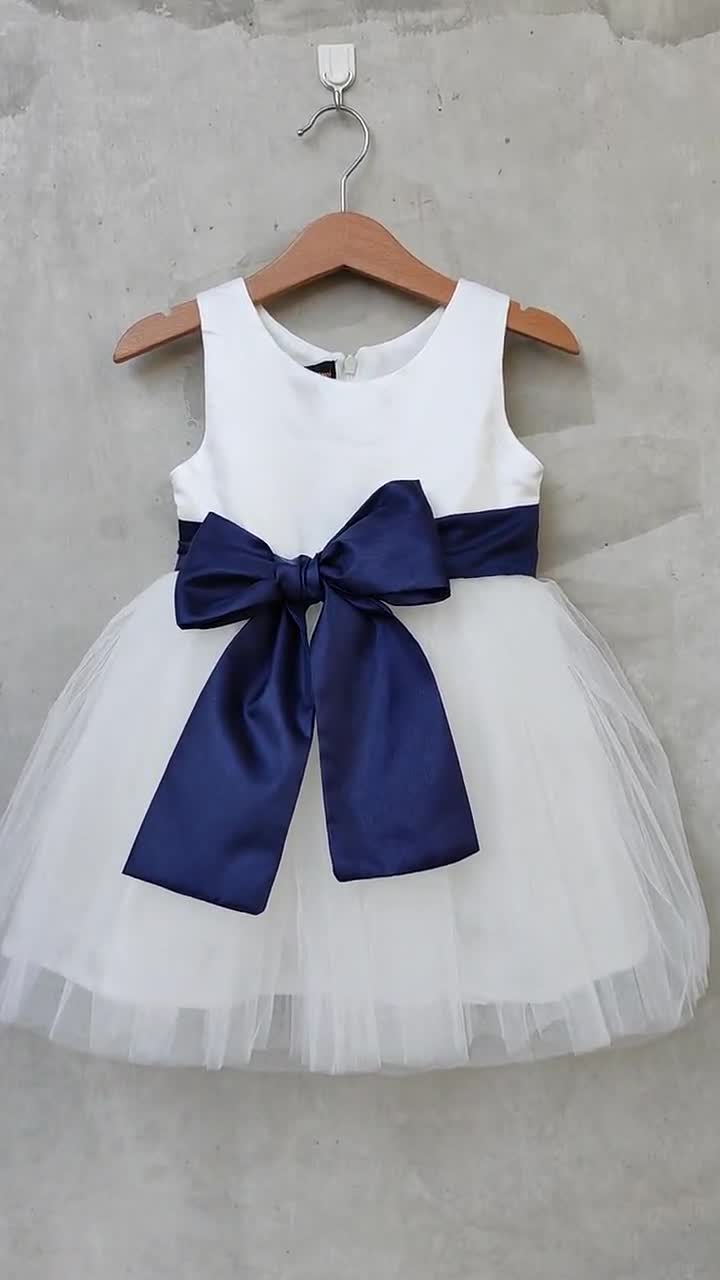 navy ivory dress Arden Structured Midi Dress Elegant Work & Office Outfit for Women L