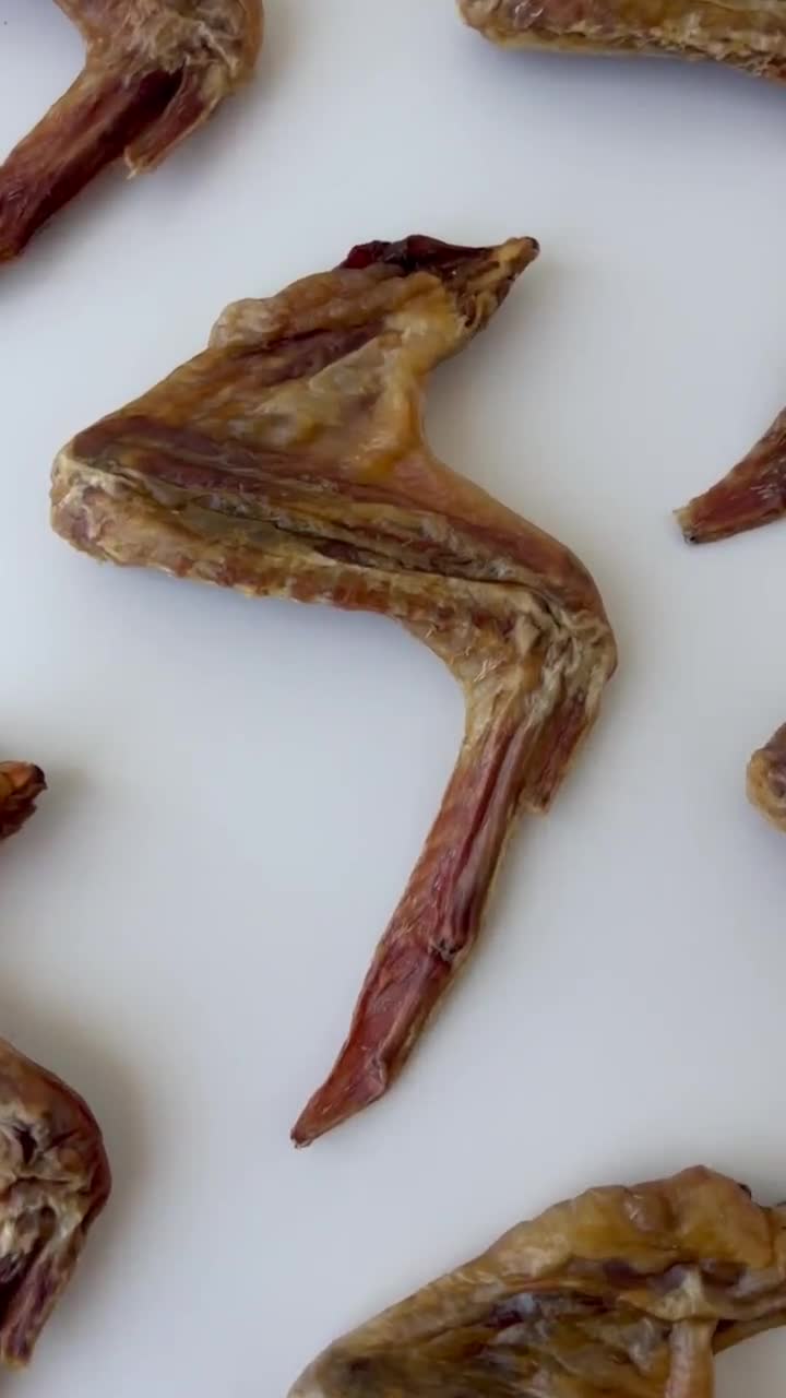 Dehydrated Duck Wing With Drum | Single Ingredient Natural Raw Whole Foods for Pets | Dog Cat Healthy TCM Holistic Chews Treats video poster