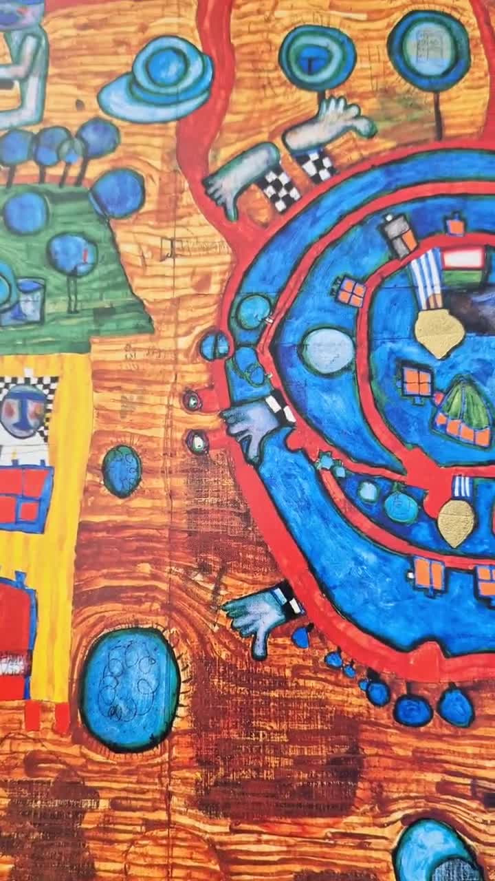 フリーデンスライヒ・フンデルトヴァッサー - 30日間のファックス絵画