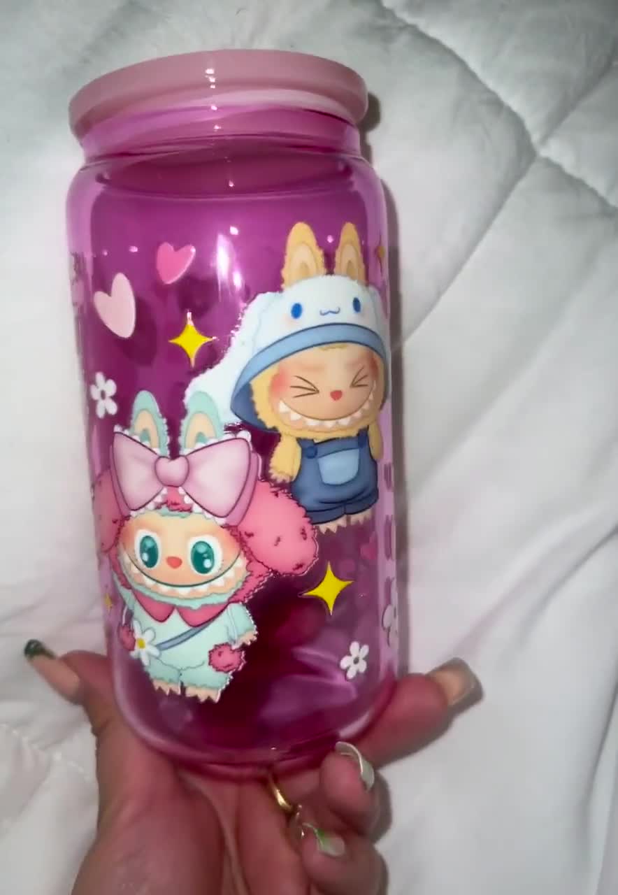Labubu Inspired Tumbler - Labubu- Trendy Tumbler - - Etsy