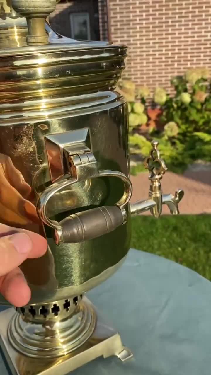 アンティークサモワール バタショフサモワール ティーポット